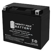 MIGHTY MAX BATTERY YTX20L-BS Battery Replaces Polaris 600 Rush IQ Shift Switchback 09-11 YTX20L-BS444